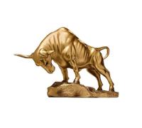 IUokLU Estatua De Tauro De Moda, Adornos De Latón para Sala De Estar, Mueble De Vino, Mueble De TV, Accesorios, Adornos Creativos De Oficina, Figurita De Latón