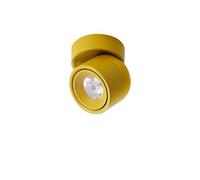 IUokLU Foco Moderno de macarrón Foco Giratorio de Aluminio de Colores luz de Pared de Fondo para Dormitorio y Sala de Estar luz de Estudio para habitación de niños,Amarillo