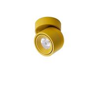 IUokLU Foco Moderno de macarrón Foco Giratorio de Aluminio de Colores luz de Pared de Fondo para Dormitorio y Sala de Estar luz de Estudio para habitación de niños,Amarillo