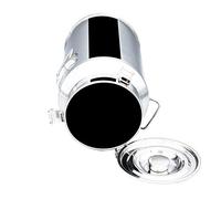 IUokLU Jarra De Leche Resistente De 14-88 L, 201 Bidones De Acero Inoxidable, Bidones De Leche Sellados, Tanques De Transporte, Botellas Y Contenedores para Cocinas Comerciales, 28 L(24L (25X50Cm))