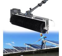 IUokLU Kit de limpieza de paneles solares, herramienta de cepillo y varilla de alimentación de agua automática para paneles solares, ventanas y fuente de alimentación de ciudad, solución de limpieza
