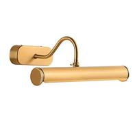 IUokLU Lámpara de tocador de latón Dorado con Base E14 luz de tocador de baño sobre Espejo Ajustable 90° hacia Arriba y hacia Abajo Aplique de Pared Moderno para,