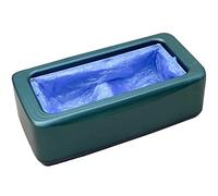 IUokLU Máquina dispensadora de cubiertas de zapatos para interiores, cómoda, antideslizante, cubierta automática de zapatos, ABS, paquete de 200 (verde, 15.7 x 8.7 x 5.9 pulgadas)