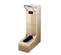 IUokLU Máquina dispensadora de cubiertas de zapatos, protectores automáticos para cubrir zapatos, solución eficiente e higiénica para cubrir zapatos