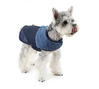 IUOUTG Abrigo De Invierno para Perros, Cálido Forro Polar Italiano, Chaleco para Perros con Anillo De Correa De Metal Y Cinta Mágica Ajustable, Ropa De Whippet A Prueba De Viento