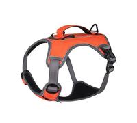 IUOUTG Arnés para Perros a Prueba de Fugas, arnés Grande para Mascotas con alforjas, Mochila, arnés Ajustable de Cuerpo Completo para Perros, arnés Deportivo para Mascotas para Entrenamiento
