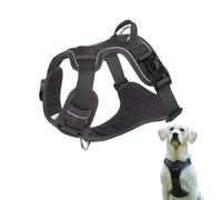 IUOUTG Arnés para Perros sin tirones, arnés para Mascotas Grandes, Suave, Transpirable, Chaleco para Perros, arnés Deportivo Reflectante para Mascotas con asa, arnés para Perros Grandes
