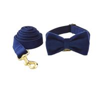 IUOUTG Bonitos collares de perro con pajarita de terciopelo suave y cómodo, collar duradero y ajustable para mascotas para perros pequeños, medianos y grandes con hebilla de metal