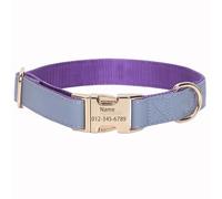 IUOUTG Collares De Perro Personalizado Cuello Personalizado, con Nombre De Mascota Y Número De Teléfono, Cuero PU Ajustable, con Hebillas Metálicas, Adecuado para Perros De Pequeño A Grande