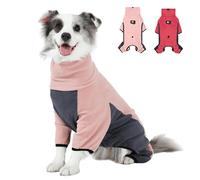 IUOUTG Combinaison D'hiver Pour Chien Extra Large En Polaire Chaude - Pyjama Léger - Col Roulé Réglable À Quatre Pattes - Vêtements Pour Animaux De Compagnie Par Temps Froid