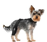 IUOUTG Dog Knee Brace, ACL Brace For Dogs Rear Leg Support, Dog Cone Alternative with Extra Collar and Bilateral Stabilizer For Medium Large Dogs
