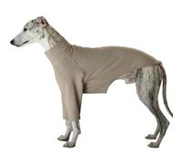 IUOUTG Greyhound Chemise Pour Chien Onesie Pull À Col Roulé Doux Mince Chaud Pyjama Pour Chien Vêtements T-Shirt À Deux Pattes Stretch Whippet Combinaison Sweat Printemps
