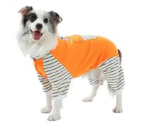 IUOUTG Manteau Chaud Pour Grand Chien, Col Haut, Combinaison En Polaire Pour Chien Avec Poche Et Bouton, Tenue Pour Animal De Compagnie Par Temps Froid Pour Races De Taille