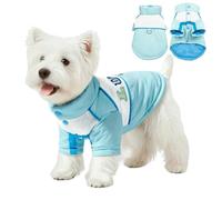 IUOUTG Manteau D'hiver Chaud Pour Chien, Léger, Coupe-Vent, Doudoune Pour Chiot, Tenue Avec Anneau En D Et Bouton, Combinaison De Neige Confortable À Deux Pattes Pour Animaux