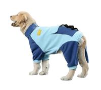 IUOUTG Manteau D'hiver Pour Chien, Sweat-Shirt En Polaire À Col Roulé, Veste Chaude Épaisse Pour Chien, Combinaison Avec Poche Et Bouton, Tenue Pour Animaux De Compagnie Temps