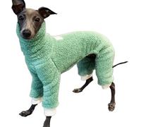 IUOUTG Moda De Lujo Whippet Abrigo De Perro De Invierno, Trajes Cálidos De Cuello De Tortuga De Lana Onesies para Galgos Y Whippets, Ropa Suave para Mascotas Pijamas De Perro para Perros Medios