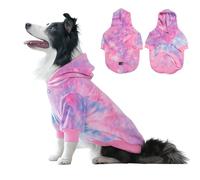 IUOUTG Pull D'hiver Pour Grand Chien En Polaire À Capuche Avec Jambe Douce Et Confortable - Vêtements Pour Chiots Extensibles - Manteaux Pour Temps Froid Pour Chiens De Taille