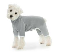 IUOUTG Pyjama D'hiver En Polaire Pour Chien - Combinaison Extensible À 4 Pattes Pour Fille - Body Avec Anneau En D - Manteau Complet Doux Et Léger Pour Chiot - Vêtements Pour