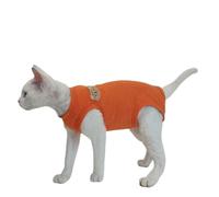 IUOUTG Ropa para Gatos Sphynx sin Pelo, Pijamas Transpirables de algodón de Cuatro Patas para Gatos, Chaleco para niña y Gatito, Ropa Suave para Mascotas, Camisas para Gatitos para Cornish Rex Devon