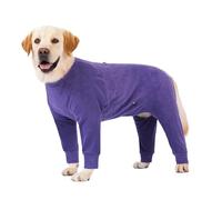 IUOUTG Traje De Recuperación De Perros Pijamas Invierno Clima Frío Acogedor Monstruos De Mono De Perro Cálido con Cuatro Patas De Manga Larga Y Alternativas De Cono para Perros Medianos Grandes