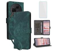 IUQXU Funda tipo cartera para TCL 60 Nxtpaper con protector de pantalla [bloqueo RFID] de cuero con soporte para tarjetas para mujeres y hombres, funda para teléfono celular TCL60 Nxtpaper T626K TCL