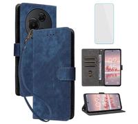 IUQXU Funda tipo cartera para TCL 60 Nxtpaper con protector de pantalla [bloqueo RFID] de cuero con soporte para tarjetas para mujeres y hombres, funda para teléfono celular TCL60 Nxtpaper T626K TCL