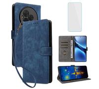 IUQXU TCL Nxtpaper 60 Ultra - Funda tipo cartera para teléfono con protector de pantalla [bloqueo RFID] de piel con ranura para tarjetas y función atril para TCL 60 Ultra Nxtpaper Nxtpaper60Ultra