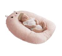 iuscacey Almohada antirreflujo para bebé - Inclinación de 15° para aliviar el reflujo ácido y Las regurgitaciones - Tumbona para recién Nacidos - Tejido Suave con Lunares 3D, Lavable a máquina,E