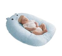 iuscacey Almohada de cuña para bebé: Tumbona para recién Nacidos, Almohada de Lactancia, Soporte para la Lactancia Boca Abajo, Cuna portátil antirreflujo (Azul)