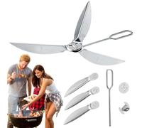 IUSOT Kit de Limpieza One-Touch 22-1/2 Pulgadas para Weber, Piezas de Repuesto para Parrilla Weber de 57 cm, Resistente al Calor y diseño Robusto, Compatible con Weber 7444, para