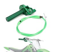 IUVWISN Conjunto acelerador moto 7/8 '' 22 mm Puño Acelerador Rapido Moto con Cable Acelerador Pit Bike 125 Universal para Manillares 50 110 125 150 200 250 cc Dirt Bike ATV Mini Bike Verde