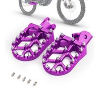 IUVWISN Estriberas ampliadas CNC para moto eléctrica todoterreno, compatibles con Sur-Ron LBX, E-Ride Pro SS/SR/S, E-Ride Pro SS 2.0/3.0 y Talaria Sting MX3/R MX4, morado