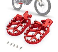 IUVWISN Estriberas ampliadas CNC para moto eléctrica todoterreno, compatibles con Sur-Ron LBX, E-Ride Pro SS/SR/S, E-Ride Pro SS 2.0/3.0 y Talaria Sting MX3/R MX4, rojo