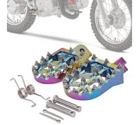 IUVWISN Estriberas para moto de cross, estriberas de motocicleta, pedal de descanso más ancho CNC para CRF 110 CRF110F 2013-2022 CRF125F 2014-2023 Quenching