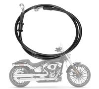 IUVWISN Latiguillo Freno Moto Hidráulico Manguera de aceite de freno 28 Grados M10 500-2000mm Universal para Pit Dirt Bike Motocross Street Bike ATV 900mm Negro