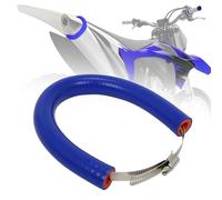 IUVWISN Silenciador universal para motocicleta Protector de cubierta de lata Protector de anillo de escape ajustable de 90 mm a 145 mm para Dirt Pit Bike YZ YZF WR TTR PW TC TE TX 250 300 450 Azul