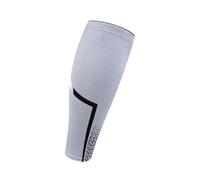 IUVYTA 1 Uds baloncesto correr compresión manga hombres mujeres ciclismo pantorrilla rodillera transpirable Fitness al aire libre para Deporte(Light Gray,L)