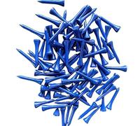 IUVYTA 100 Piezas de Tees de Golf de Madera de Colores de 42 mm, Accesorios de Madera(Dark Blue)