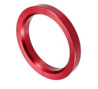 IUVYTA 4 Piezas de Anillos de centrado for Llantas de Coche, diámetro Exterior de 72,6 mm, 73,1 mm a diámetro Interior de 57,1 mm, 60,1 mm, 67,1 mm y 65,1 mm, Color Rojo(106-78.1mm)