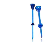 IUVYTA 8 Clavijas for Tees de Golf, Soportes for Tees de Pelota de Golf y Tees de posicionamiento, Accesorios de Golf portátiles y fáciles de Transportar.(Blue)