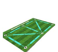 IUVYTA Alfombra Entrenamiento Futbol Colchoneta de Entrenamiento fútbol, Equipo, Antideslizante, Plegable, for Interior y Exterior(Green)