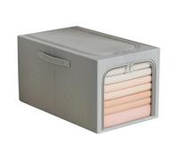 IUVYTA Caja organizadora ropa interior Caja De Almacenamiento Simple La Ropa Interior Del Dormitorio Hogar, Clasificación Estilo(Gray,47X35X30CM)