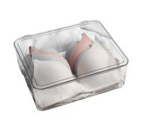 IUVYTA Caja organizadora ropa interior Transparent Underwear Storage Box Drawer Organizers Plastic Container(For bar)