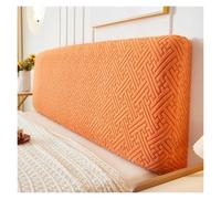 IUVYTA Funda de cabecera jacquard con patrón de tejido, color sólido, funda elástica todo incluido para decoración de dormitorio para cama (color 15, ancho 120 x alto 60 cm)