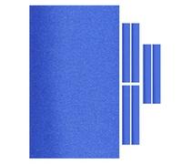 IUVYTA PañO De Billar Mantel de Billar Profesional 2,13 m,44 y,74 con Juego Cojines Almohadilla Fieltro(8ft Blue)