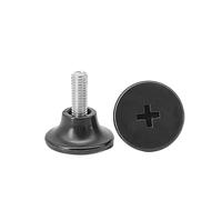 IUVYTA Patas De NivelacióN Ajustables 1 Pieza de pies Ajustables Goma Suave Polipropileno, Almohadilla Deslizante nivelación Ajustable, fijación Tornillos, Antideslizantes(14x30mm(M6))