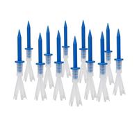 IUVYTA Tees de Golf de plástico de 12 Piezas, 70-83 mm, con Menor fricción(70mm Blue-12pcs)