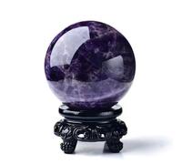IUYIXWFP Amethyst Crystal Sphere, Natural Dreamy Amethyst Ball Ball Sphere Sphere Power Stone Ball para curación, meditación, cifrado, Feng Shui, decoración, Adorno,5.9in