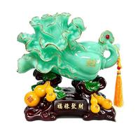 IUYIXWFP Estatua de repollo de Jade Feng Shui - Riqueza China BAI CAI