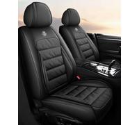 IUYIXWFP Juego Completo de Fundas de Cuero para Asientos de Coche de Cobertura Total,